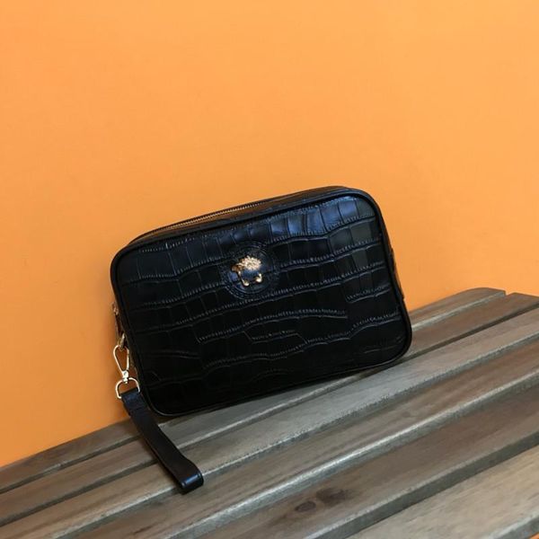 handbag men's leather 2021 fashion clutch large capacity casual bag trendy brand connected bag european and american business
handbag men's leather 2021 fashion clutch large capacity casual bag trendy brand connected bag european and american business