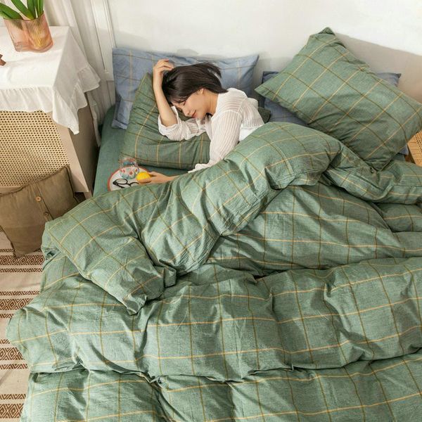 bedding sets green grid duvet cover 220x240 pillowcase 4pcs set 200x230 quilt blanket bed sheet double king size
bedding sets green grid duvet cover 220x240 pillowcase 4pcs set 200x230 quilt blanket bed sheet double king size