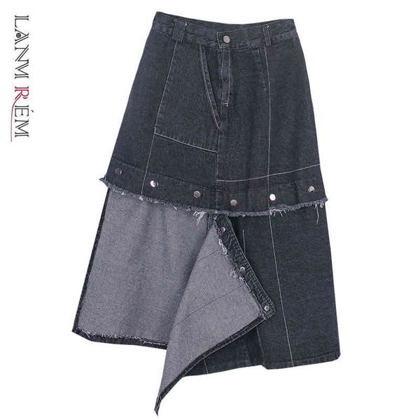spring skirt fashion women high waist mid calf length denim black color tassels patchwork halfbody 2a077 210507
spring skirt fashion women high waist mid calf length denim black color tassels patchwork halfbody 2a077 210507