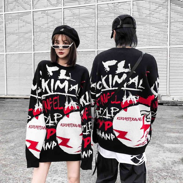 sweaters fashion knit men's in autumn 2021 round neck pullover couple's sweater cotton coat loose yarn dyed, White;black
sweaters fashion knit men's in autumn 2021 round neck pullover couple's sweater cotton coat loose yarn dyed, White;black