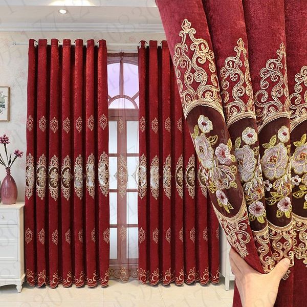 cleon luxury high-end chenille embroidered curtains for living room bedroom nordic garden wedding curtain tulle custom home & drapes
cleon luxury high-end chenille embroidered curtains for living room bedroom nordic garden wedding curtain tulle custom home & drapes
