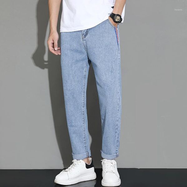 men's jeans ankle length baggy autumn jogging clothing korea style casual loose harem pants men trousers jogger nice, Blue
men's jeans ankle length baggy autumn jogging clothing korea style casual loose harem pants men trousers jogger nice, Blue