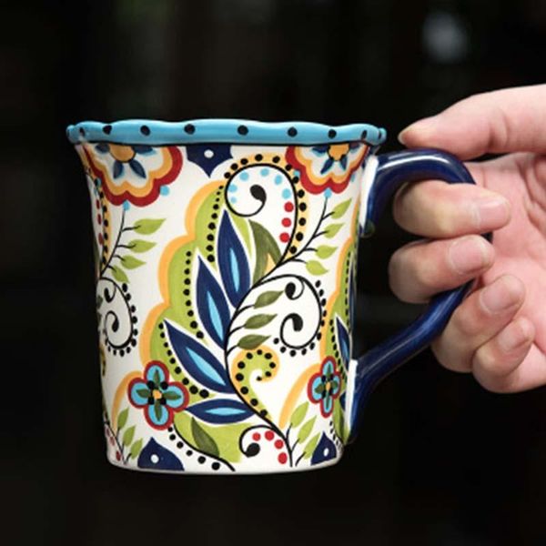 mugs 500ml hand painted bohemia style coffee mug with handle creative large capacity milk tea juice ceramic cup gifts for friends
mugs 500ml hand painted bohemia style coffee mug with handle creative large capacity milk tea juice ceramic cup gifts for friends