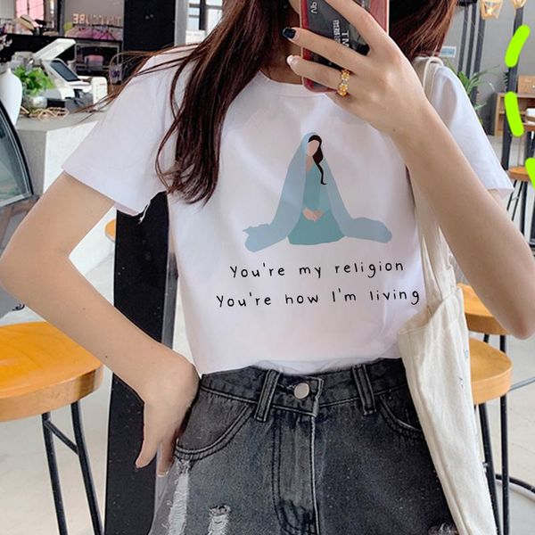 women's t-shirt lana del rey tshirt t shirt women streetwear japanese harajuku kawaii aesthetic graphic tees, White
women's t-shirt lana del rey tshirt t shirt women streetwear japanese harajuku kawaii aesthetic graphic tees, White