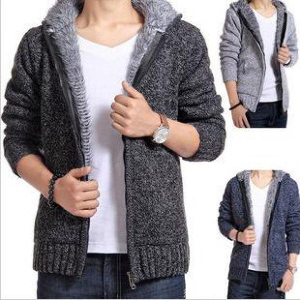 men's sweaters winter coat hooded mens sweater explosion models with cashmere cardigan -xxl size ue0w, White;black
men's sweaters winter coat hooded mens sweater explosion models with cashmere cardigan -xxl size ue0w, White;black
