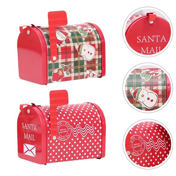 gift wrap 2pcs christmas theme boxes mailbox shape creative tinplate post 
gift wrap 2pcs christmas theme boxes mailbox shape creative tinplate post