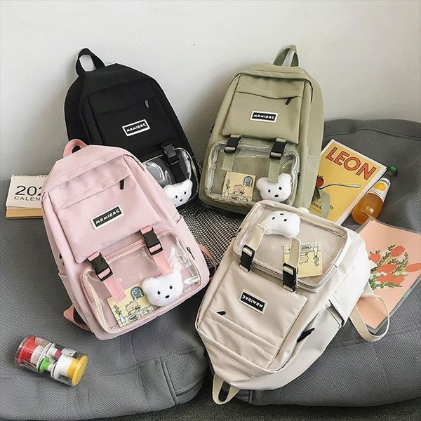 casual transparent designed women travel backpacks large capacity female high school bags for teenage girls university bookbags
casual transparent designed women travel backpacks large capacity female high school bags for teenage girls university bookbags