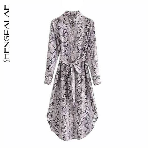 snake printed lace up waist shirt dress women's spring lapel long sleeve single breasted maxi dresses trend 5a73 210427, Black;gray
snake printed lace up waist shirt dress women's spring lapel long sleeve single breasted maxi dresses trend 5a73 210427, Black;gray
