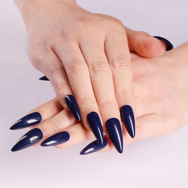 pcs long stiletto artificial fake fingernails navy blue false nails for design diy salon tips manicure tool1, Red;gold
pcs long stiletto artificial fake fingernails navy blue false nails for design diy salon tips manicure tool1, Red;gold