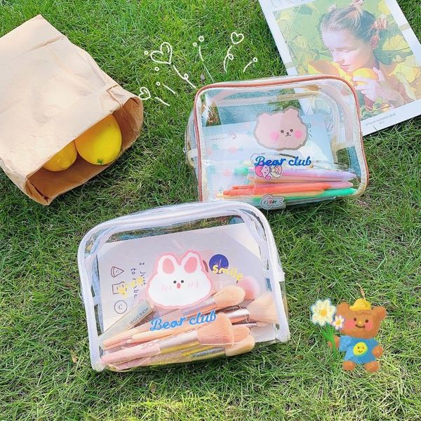 storage bags w&g creative cartoon transparent cosmetic bag ins waterproof travel large capacity portable toiletry
storage bags w&g creative cartoon transparent cosmetic bag ins waterproof travel large capacity portable toiletry