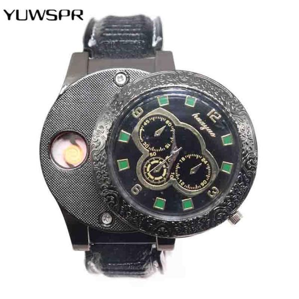 wristwatches cigarette lighter watch men usb charging creative personality electronic flameless quartz watches clock f666 1pcs, Slivery;brown
wristwatches cigarette lighter watch men usb charging creative personality electronic flameless quartz watches clock f666 1pcs, Slivery;brown