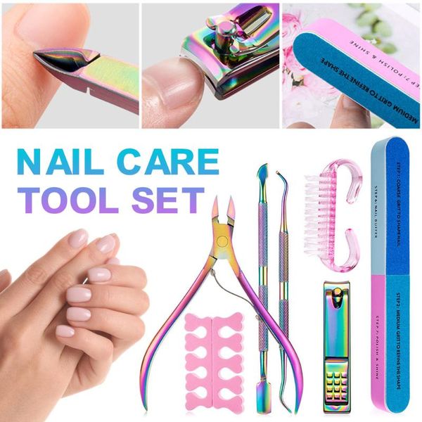 nail art kits 7pcs manicure set stainless steel file cuticle fork clipper grooming kit for home travel highly recommended
nail art kits 7pcs manicure set stainless steel file cuticle fork clipper grooming kit for home travel highly recommended