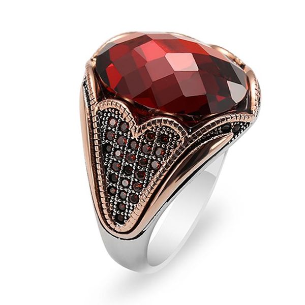 cluster rings fashion trend red zircon small pink rhinestones on the side ring for men rock jewelry gift, Golden;silver
cluster rings fashion trend red zircon small pink rhinestones on the side ring for men rock jewelry gift, Golden;silver