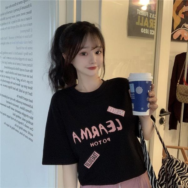 summer women cotton loose plus size short-sleeved t-shirts female casual fashion letter tees shirts women's t-shirt, White
summer women cotton loose plus size short-sleeved t-shirts female casual fashion letter tees shirts women's t-shirt, White