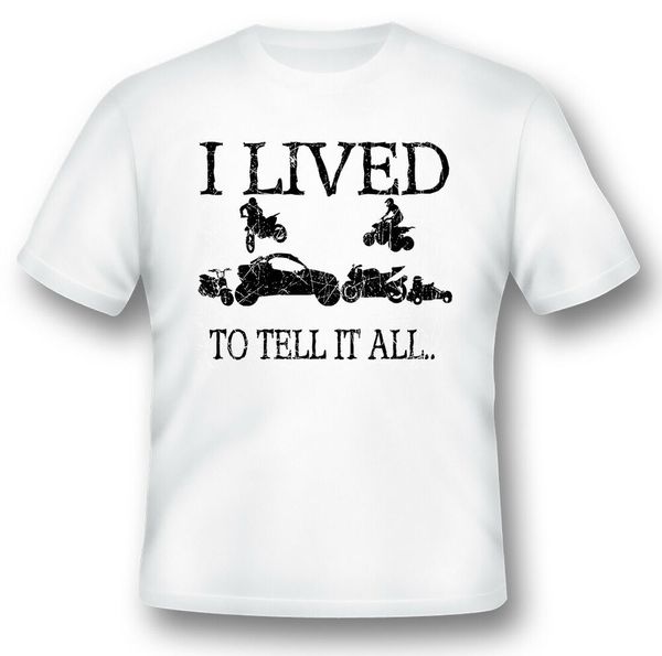 i lived to tell it all atv motorcycle utv gokart minibike black or white tee, White;black
i lived to tell it all atv motorcycle utv gokart minibike black or white tee, White;black