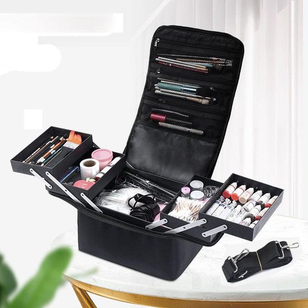 multilayer clapboard cosmetic bag case beauty salon tattoos nail art tool bin fashion women makeup organizer large capacity bags & cases
multilayer clapboard cosmetic bag case beauty salon tattoos nail art tool bin fashion women makeup organizer large capacity bags & cases