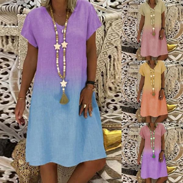 fashion women dress summer tie-dye gradient v-neck short sleeve casual plus size ladies loose beach midi dress#35 dresses, Black;gray
fashion women dress summer tie-dye gradient v-neck short sleeve casual plus size ladies loose beach midi dress#35 dresses, Black;gray