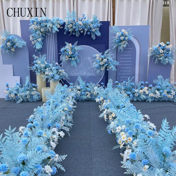 decorative flowers & wreaths customize blue series flower art diy wedding arch t stage artificial silk rose peony decoration home party deco
decorative flowers & wreaths customize blue series flower art diy wedding arch t stage artificial silk rose peony decoration home party deco