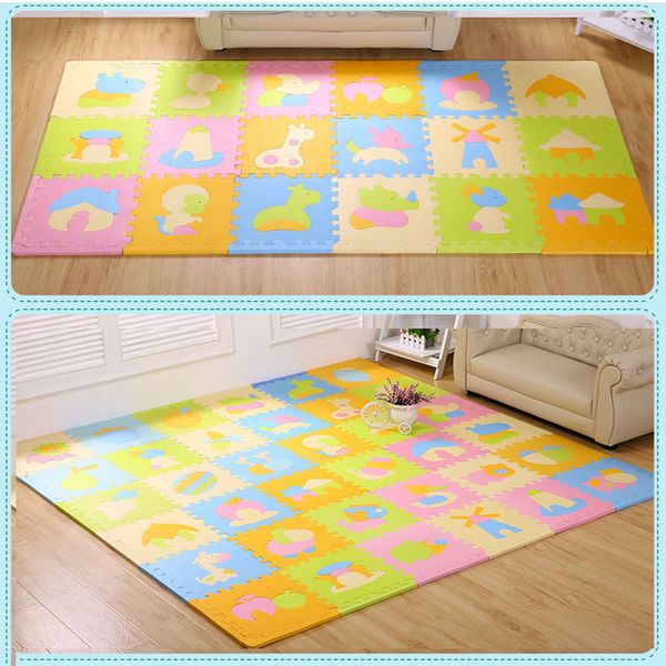 EVA 9pcs/pack Baby Puzzle Mat Educational Toys for Children Soft Floor Animals EVA Foam Pad Kids Rug Games Activities Carpet
EVA 9pcs/pack Baby Puzzle Mat Educational Toys for Children Soft Floor Animals EVA Foam Pad Kids Rug Games Activities Carpet