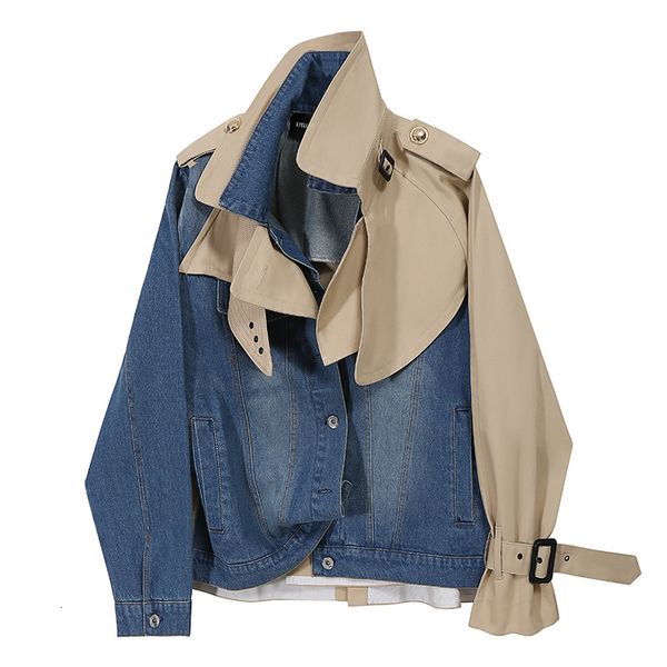 jacket 2021 European turn-down collar sleeves complete blue denim coats and jackets d763, Black;brown
jacket 2021 European turn-down collar sleeves complete blue denim coats and jackets d763, Black;brown