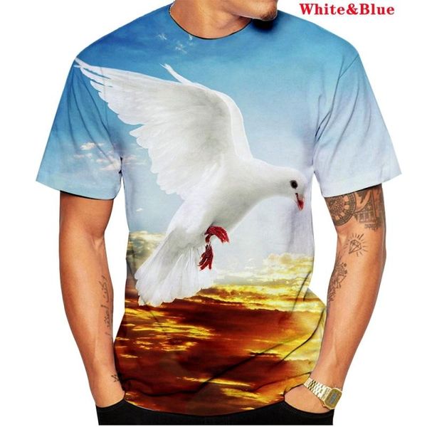 men's t-shirts summer 3d printing peace dove t-shirt men's/women's fun short sleeve plus size xs-5xl, White;black
men's t-shirts summer 3d printing peace dove t-shirt men's/women's fun short sleeve plus size xs-5xl, White;black