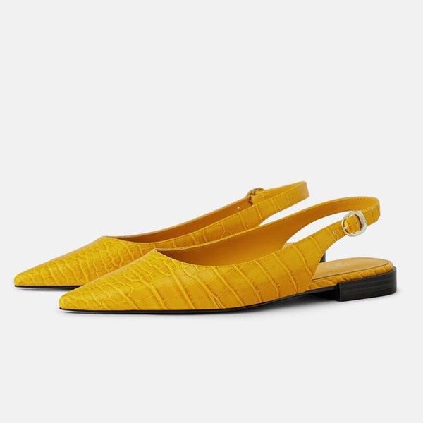 sandals women shoes simple designer yellow wine red ladies genuine leather elegant pointed toe flat heels slingback, Black
sandals women shoes simple designer yellow wine red ladies genuine leather elegant pointed toe flat heels slingback, Black