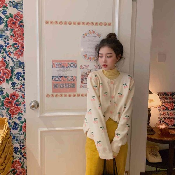 lovely cherry long sleeve warm sweater yellow skirt high waist turtleneck t shirt three-piece suits femme vestido sell separate 210417, White;black
lovely cherry long sleeve warm sweater yellow skirt high waist turtleneck t shirt three-piece suits femme vestido sell separate 210417, White;black