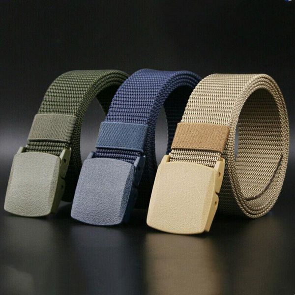 belts 120cm men canvas webbing belt automatic slider buckle regular military causal decor jeans accessories, Black;brown
belts 120cm men canvas webbing belt automatic slider buckle regular military causal decor jeans accessories, Black;brown