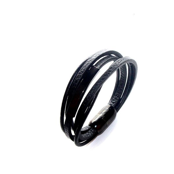 bangles bracelets simple couple's stainless steel magnetic clasp bracelet braided leather, Black
bangles bracelets simple couple's stainless steel magnetic clasp bracelet braided leather, Black