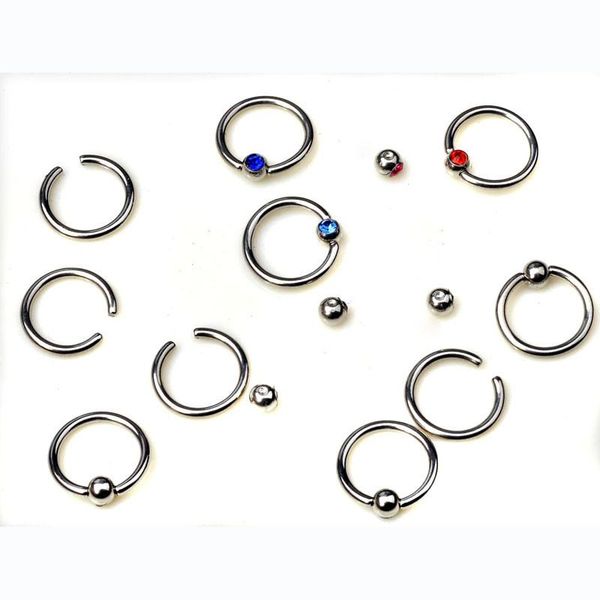 2022 new 100pcs /set punk stainless steel crystal tongue belly lip eyebrow nose barbell rings body piercing jewelry 10 styles accessories, Silver
2022 new 100pcs /set punk stainless steel crystal tongue belly lip eyebrow nose barbell rings body piercing jewelry 10 styles accessories, Silver