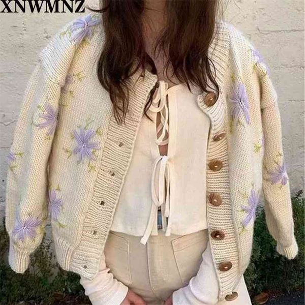 women fashion floral embroidered knitted cardigan sweater vintage v neck long sleeve female outerwear chic 210520, White
women fashion floral embroidered knitted cardigan sweater vintage v neck long sleeve female outerwear chic 210520, White