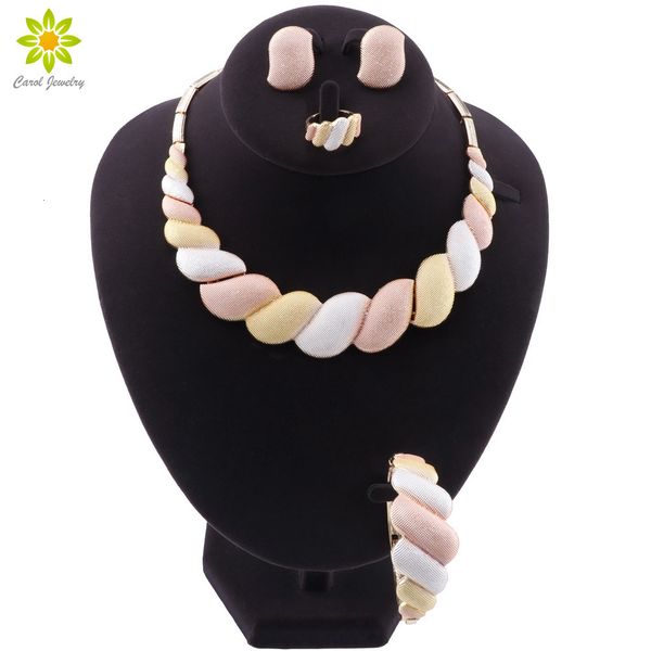 jewelry sets fashion african set dubai gold color necklace earrings women customer nigerian wedding brand design gift, Black
jewelry sets fashion african set dubai gold color necklace earrings women customer nigerian wedding brand design gift, Black