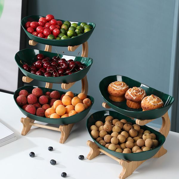 2/3 Tiers Fruit Pate with Wood Hoder Snacks Candy Serving Pate Bow Kitchen Organizer Rack Party Food Serving Dispay Tray
2/3 Tiers Fruit Pate with Wood Hoder Snacks Candy Serving Pate Bow Kitchen Organizer Rack Party Food Serving Dispay Tray
