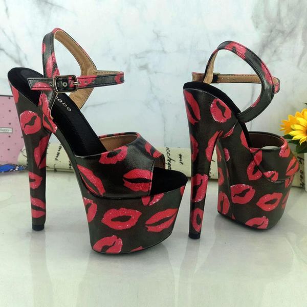 leecabe 17cm/7inch mouthkiss heels fancy pole dance lady shoe high heel platform shoes sandals, Black
leecabe 17cm/7inch mouthkiss heels fancy pole dance lady shoe high heel platform shoes sandals, Black