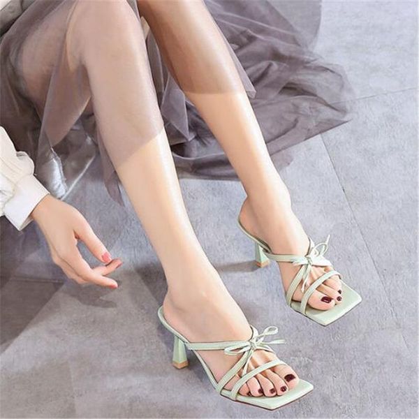 summer women sandals narrow band vintage square toe high heels slipper heel wild bow designer shoes, Black
summer women sandals narrow band vintage square toe high heels slipper heel wild bow designer shoes, Black