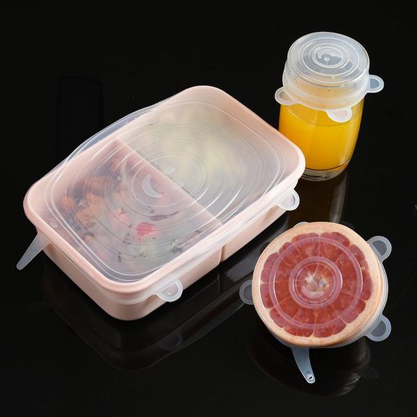 kitchen storage & organization 6pcs silicone cover stretch lids reusable airtight food wrap covers keeping fresh cooking cookware tool
kitchen storage & organization 6pcs silicone cover stretch lids reusable airtight food wrap covers keeping fresh cooking cookware tool
