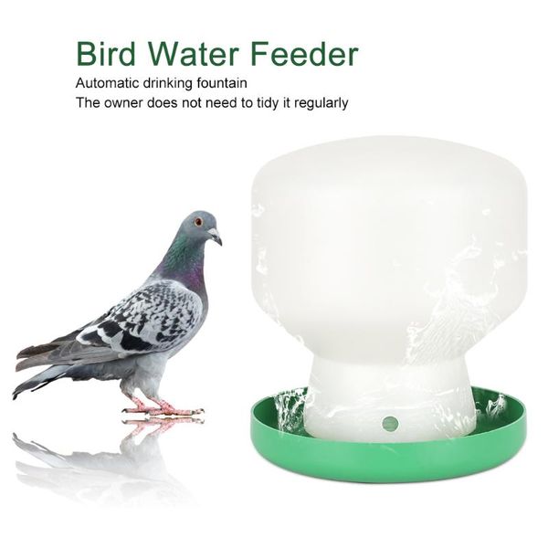 other bird supplies large plastic green cover white barrel automatic drinking fountain drinker feeder dispenser for pigeons
other bird supplies large plastic green cover white barrel automatic drinking fountain drinker feeder dispenser for pigeons