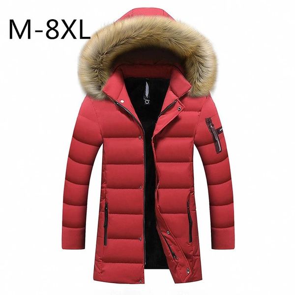 men's down & parkas hooded winter jacket men thick warm parka black and coat long style fur collar windproof overcoat 8xl
men's down & parkas hooded winter jacket men thick warm parka black and coat long style fur collar windproof overcoat 8xl