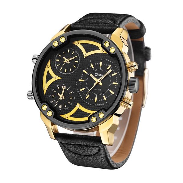 wristwatches oulm watches three time zone men big size leather band quartz 3548 reloj hombre, Slivery;brown
wristwatches oulm watches three time zone men big size leather band quartz 3548 reloj hombre, Slivery;brown