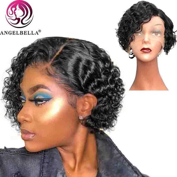 lace wigs angelbella shorts bob human hair side part wet and wavy wig 8 inch brazilian remy curl short for women, Black;brown
lace wigs angelbella shorts bob human hair side part wet and wavy wig 8 inch brazilian remy curl short for women, Black;brown