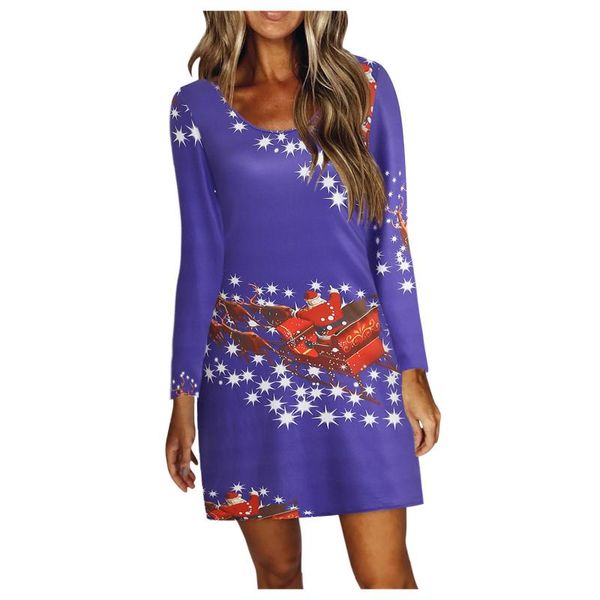 casual dresses women's fashion comfortable autumn and winter long-sleeved christmas daily loose dress roupas femininas, Black;gray
casual dresses women's fashion comfortable autumn and winter long-sleeved christmas daily loose dress roupas femininas, Black;gray