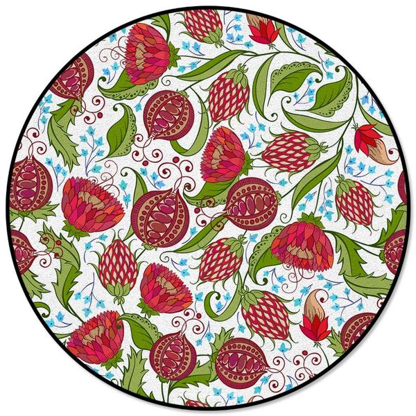 pomegranate flower round carpets for living room home areas rug bedroom floor mat decor drop
pomegranate flower round carpets for living room home areas rug bedroom floor mat decor drop