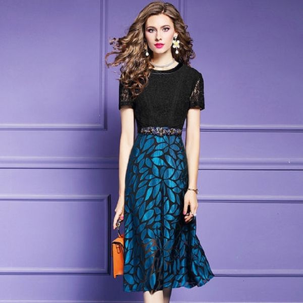 casual dresses floral lace a-line o-neck print dress women sweet young women's summer fashion simplicity beauty retro skirt pfk5, Black;gray
casual dresses floral lace a-line o-neck print dress women sweet young women's summer fashion simplicity beauty retro skirt pfk5, Black;gray