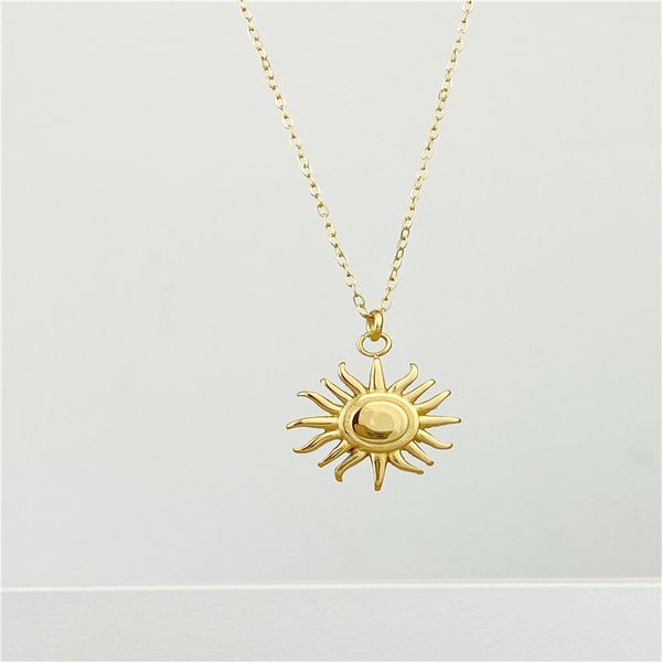designer jewelry new accessories french design sunflower necklace titanium steel women's fashion clavicle chain, Silver
designer jewelry new accessories french design sunflower necklace titanium steel women's fashion clavicle chain, Silver