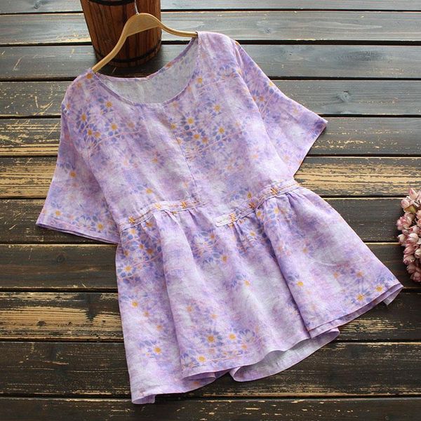 women's blouses & shirts 8009 summer women blouse literary vintage print o-neck short sleeve loose casual, White
women's blouses & shirts 8009 summer women blouse literary vintage print o-neck short sleeve loose casual, White