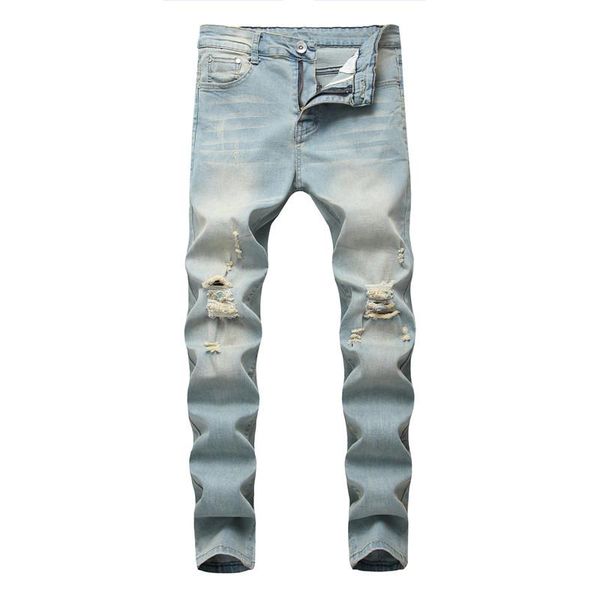 men's jeans skinny faded blue middle waist classic hip hop stretch pants cotton comfortable retro vintage ripped trousers
men's jeans skinny faded blue middle waist classic hip hop stretch pants cotton comfortable retro vintage ripped trousers