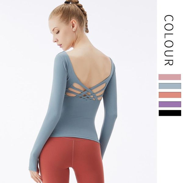 yoga crop women's solid color elastic quick dry mesh sports running fitness clothes long-sleeved t-shirt women outfits, White;red
yoga crop women's solid color elastic quick dry mesh sports running fitness clothes long-sleeved t-shirt women outfits, White;red