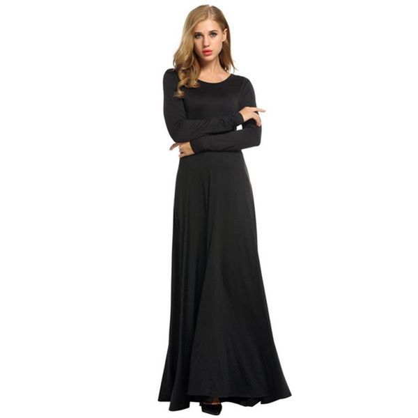 casual dresses 2021 spring/autumn women black color dress robe long sleeve o neck brief gown vestidos high quality, Black;gray
casual dresses 2021 spring/autumn women black color dress robe long sleeve o neck brief gown vestidos high quality, Black;gray