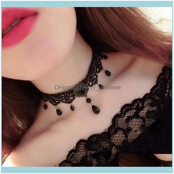 necklaces & pendants jewelryeuropean style fashion vintage gothic multi-layer crystal lace choker necklace chokers drop delivery 2021 na4il, Golden;silver
necklaces & pendants jewelryeuropean style fashion vintage gothic multi-layer crystal lace choker necklace chokers drop delivery 2021 na4il, Golden;silver