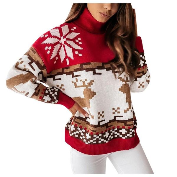 women's sweaters turtleneck women autumn winter hight o neck elk snowflake christmas xmas pullover sweater jumpers warm pulls, White;black
women's sweaters turtleneck women autumn winter hight o neck elk snowflake christmas xmas pullover sweater jumpers warm pulls, White;black